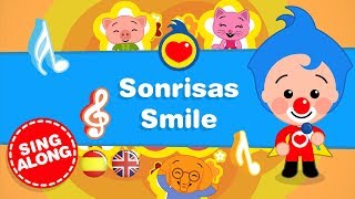 Sonrisas  Smile ♫ Canciones de Plim Plim Para Aprender Español amp Ingles [upl. by Buckels]