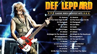 The Best of Def Leppard  Def Leppard Greatest Hits Full Album [upl. by Arnelle]