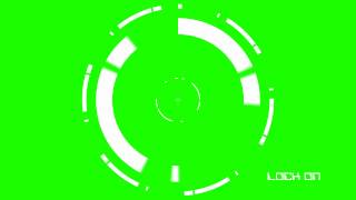 Lock On Target  Green Screen Animation [upl. by Henig]