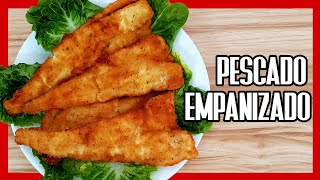 😋 Filete de PESCADO EMPANIZADO ► Cómo Hacerlo CRUJIENTE y FACIL [upl. by Eidoj]