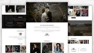 How To Build Photography Portfolio Website Using HTML CSS and JavaScript [upl. by Bronder]