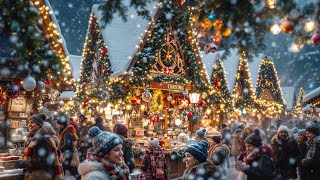 Heavy Snow Transforms Zurich Christmas Market on Opening Day 2024 into a Fairytale [upl. by Atsirak699]