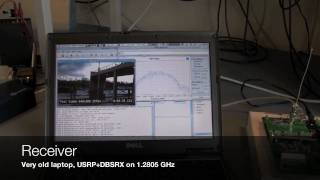 DVB with GNU Radio and Gstreamer  Webcam [upl. by Ajup]