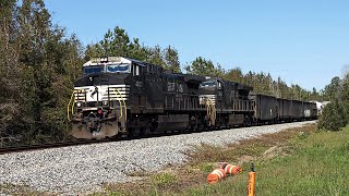 Norfolk Southern 191 Leaves Augusta Through Nixon Yard Featuring Horn Show and Mixed Manifest [upl. by Janka347]