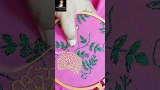 Hater kajer jamar design Embroidery dress design Hater kaj Embroidery হাতের কাজের জামার ডিজাইন [upl. by Miki160]