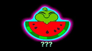 9 Om Nom Nibble Nom quotEating Watermelonquot Sound Variations in 52 Seconds [upl. by Keryt]