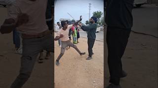 Road Side Fights Stick Self defense shorts youtubeshorts fighting [upl. by Allak198]