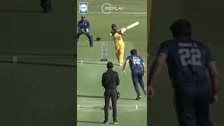 Quick reflexes and safe hands 🙌James Hurly pulls off a brilliant caughtandbowled 👏 [upl. by Novel]