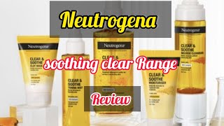 Neutrogena Soothing Clear Turmeric Range amp Acne Treatment Set Detailed review [upl. by Macri]