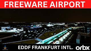 MSFS Freeware  EDDF Frankfurt Intl  Aviotek Simulation  Orbx [upl. by Beal]