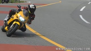 HONDA VTR1000F FireStorm winding cornering movie vid  HONDA SC36 Firestorm [upl. by Annagroeg553]