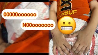 😬😬Diaper video  My 2 years baby diaper routine at night with 5 years kid and brother [upl. by Adnarem688]