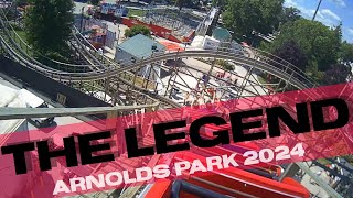 The Legend à Arnolds Park  POV 2024 [upl. by Naerol]