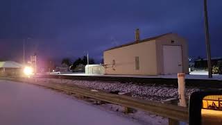 CN 2222 quotQuad Twosquot M357 at Ladysmith on New Years Eve Day 123123 [upl. by Niccolo]