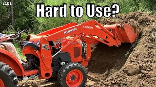 How to Use a Compact Tractor Front Loader Tips and Demonstration [upl. by Eeryk848]