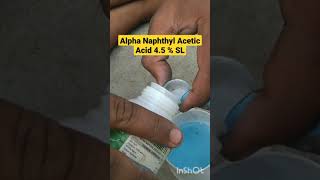 Acetamipride 20 SP and Alpha naphthyl acetic acid 45  SL compatibility test [upl. by Miof Mela828]