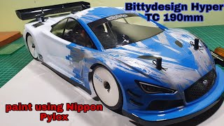 Bittydesign Hyper TC 190mm 110 using Nippon Pylox Lazer [upl. by Leumhs]