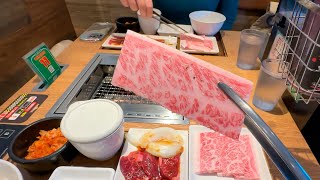 Super Value Wagyu at a BBQ Grill Restaurant in Japan [upl. by Ttesil]