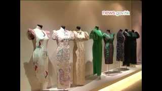 Chinese qipao cheongsam dress exhibition Hong Kong Museum of History [upl. by Ayatnahs]