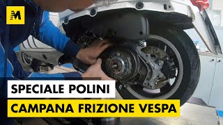 Polini Come elaborare la frizione della Vespa GTS300 Puntata 4 [upl. by Atiugram354]