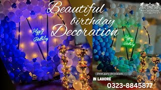 Beautiful Birthday Balloon Decoration Happy Birthday celebrations [upl. by Otnicaj]