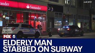 NYPD Man stabbed after refusing to give panhandler money [upl. by Nickles]