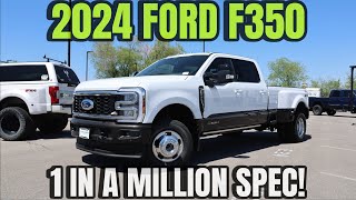 2024 Ford F350 King Ranch This Super Duty Is A 1 in a Million Spec Truck [upl. by Elatnahs]