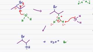 Halohydrin Formation  Alkene Reaction Mechanism [upl. by Cas466]