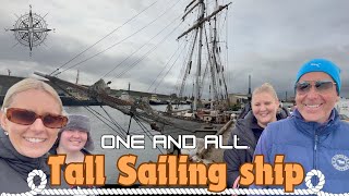 We sailed a ship 😲  One and All tall sailing ship  Port Adelaide [upl. by Rizan]