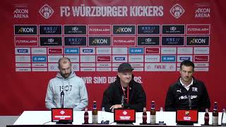 Pressekonferenz 9 Spieltag Kickers gegen DJK Vilzing [upl. by Burg]