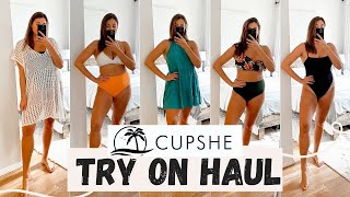 HUGE Cupshe Swimsuit Haul Tryon amp Review for Size L [upl. by Drofub]