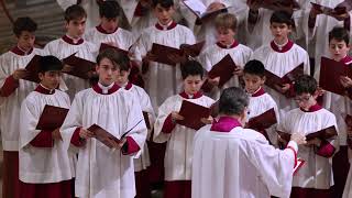 Crux fidelis di D Bartolucci  Cappella Musicale Pontificia Sistina direttore Mons Marcos Pavan [upl. by Yerag]