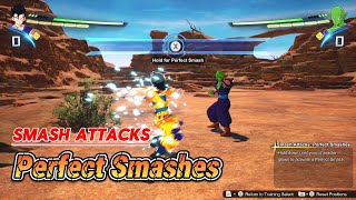 DRAGON BALL Sparking ZERO  Battle Training  Smash Attacks Perfect Smashes [upl. by Va]