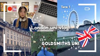 London uni vlog💌  Goldsmiths uni Fine Art student Productive days [upl. by Azar37]