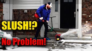 Shovel Heavy Snow 60v Power Shovel Review Cordless snow removal [upl. by Eniluqcaj]