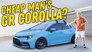 2020 TOYOTA COROLLA XSE STAGE 2 AMT TUNED  PERFORMANCE MODS AND CRAZY LOUD EXHAUST [upl. by Arev587]