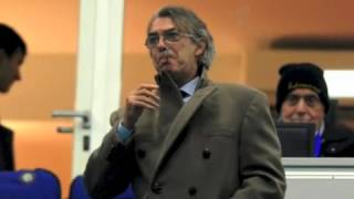 Moratti No ai cori contro Balotelli [upl. by Ahsieyt912]