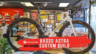 Basso Astra  Ultegra Di2  Custom build wheels [upl. by Diarmit]