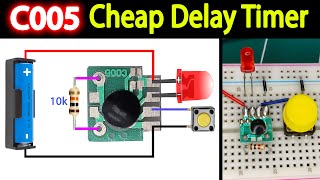 C005 Cheap Delay Timer  Low Power CMOS Technology DC 2V 5V Multifunction Trigger Delay Time Module [upl. by Sachi]