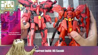 RG Sazabi Size Comparison [upl. by Sutit]