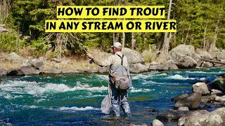 How to Find Trout in Rivers amp Streams Anywhere [upl. by Fredericka]