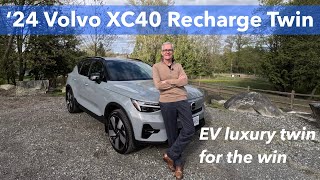 24 Volvo XC40 Recharge Twin double motor happiness [upl. by Eilata]