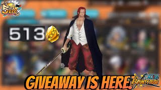 W GIVEAWAY STACKED ACCOUNTJOIN FAST  OPBR  giveaway opbr new gameplay guide onepiece viral [upl. by Drugi]