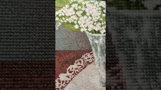 вышивка крестом ландыши золотоеруно embroidery crossstitch russia [upl. by Davison]