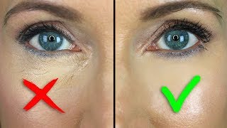 How to STOP Under Eye Concealer Creasing Mature Skin [upl. by Akino]