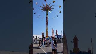 2024 Orange County Fair  OC Fair Sky Flyer Ride 72524 alwaysagoodtime [upl. by Ahseena]