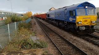 Three freight trains heading through Whittlesea to different locations [upl. by Saerdna842]