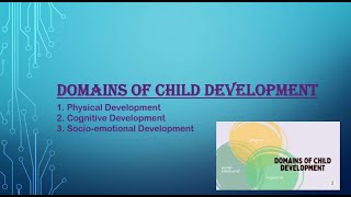 Domains of child development [upl. by Guenna]