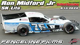 Ron Midford Jr SK Lite Stafford Speedway 9132024 [upl. by Emmott]