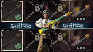 How to get 4 free Harpoon Gun skins in Sea of Thieves Season 14 [upl. by Nnylirej]